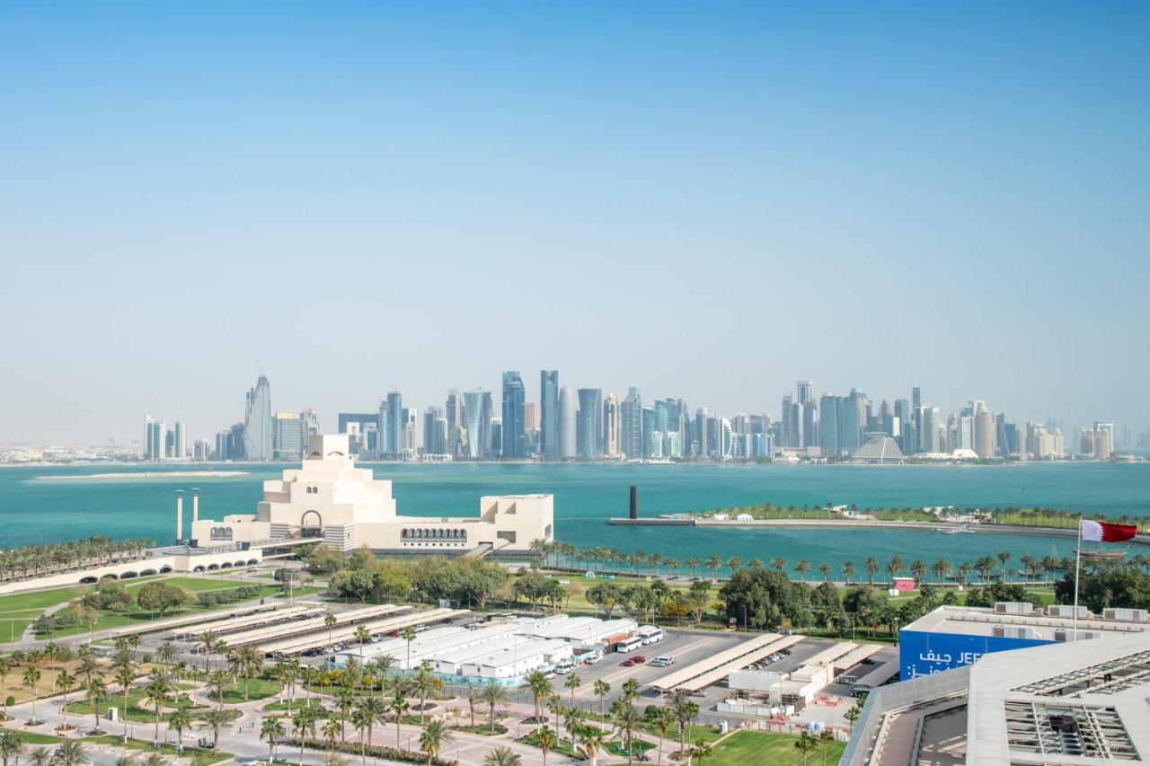 프레이저 스위트 도하 아파트 호텔 외부 사진 Doha skyline